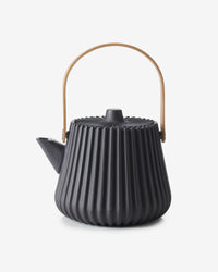 Revol PEKOE TEAPOT WITHOUT INFUSER BASKET Black Smooth Dark Metal SKU: '653825