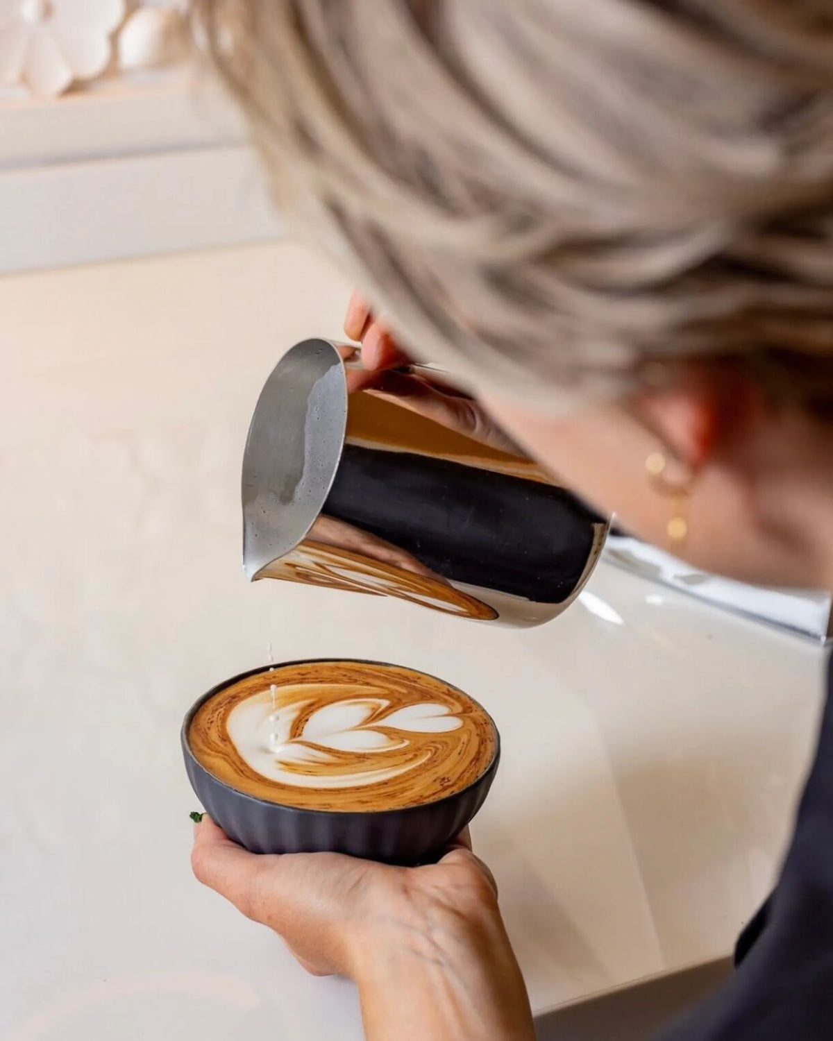 Revol PEKOE BOWL 28CL Black Smooth Dark Metal SKU: '653851