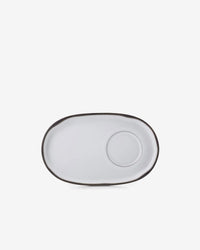 Revol CARACTERE GOURMET SAUCER White Cumulus SKU: '654000