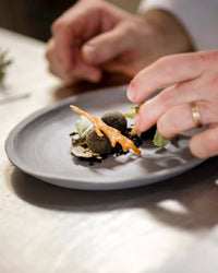 Revol  NO.W DINNER PLATE 23.5CM Matt grey Recyclay SKU: '654615