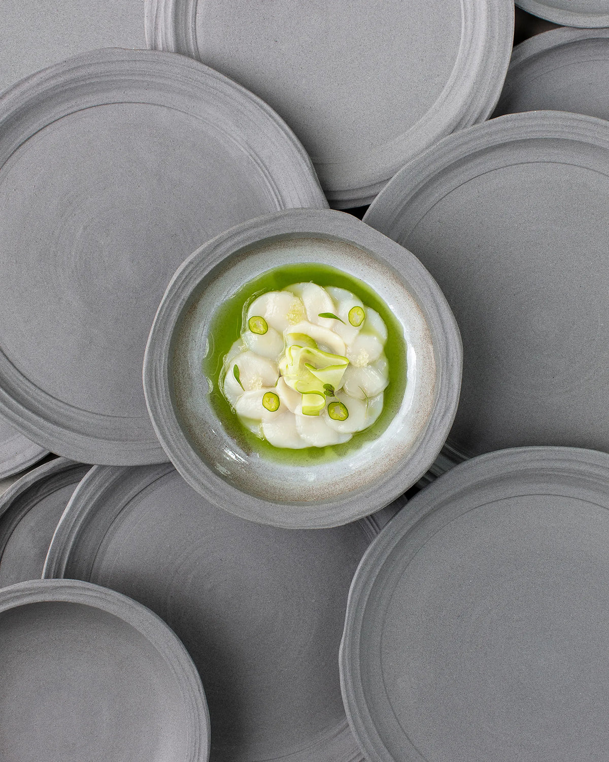 Revol  NO.W DESSERT PLATE 21CM Matt grey Recyclay SKU: '654618