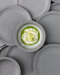 Revol  NO.W DESSERT PLATE 21CM Matt grey Recyclay SKU: '654618