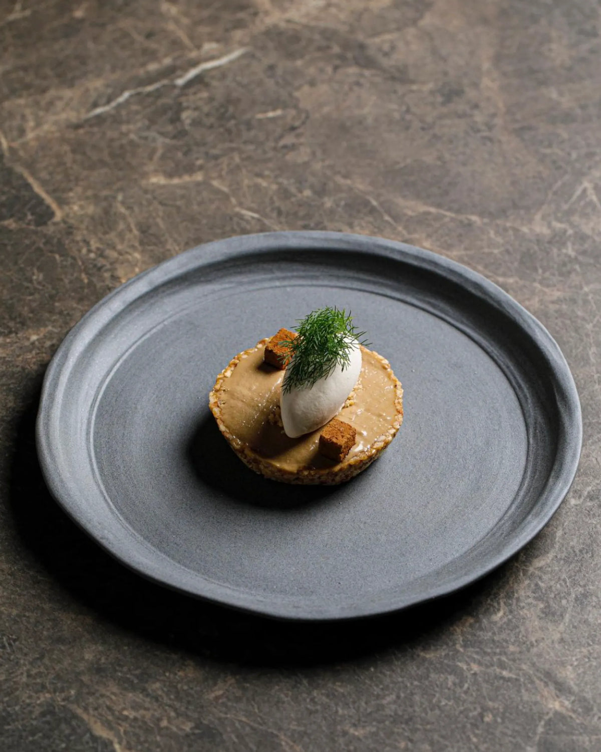 Revol  NO.W DESSERT PLATE 21CM Matt grey Recyclay SKU: '654618