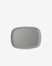Revol  NO.W RECTANGULAR PLATE 33CM Matt grey Recyclay SKU: '654807