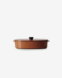 Revol CARACTERE CULINAIRE RECT DISH WITH LID 26X18, Cinnamon SKU: '655273