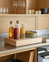 Revol EN SCENE TRAY GN 1/2 FOR 4 CARAFES/BOTTLES Nacryl Anthracite SKU: '656912