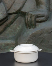 Revol BOMBANCE ROUND COCOTTE 19CM OVEN WITH PORCELAIN LID Alabaster white SKU: '660130