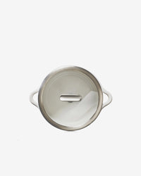 Revol BOMBANCE ROUND COCOTTE 19CM INDUCTION WITH GLASS LID Alabaster white Glass Induction SKU: '660147