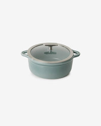 ROUND COCOTTE 19CM INDUCTION WITH GLASS LID