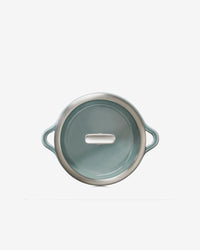 Revol BOMBANCE ROUND COCOTTE 19CM INDUCTION WITH GLASS LID Cloud Grey Glass Induction SKU: '660148