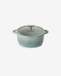 ROUND COCOTTE 22CM INDUCTION WITH GLASS LID