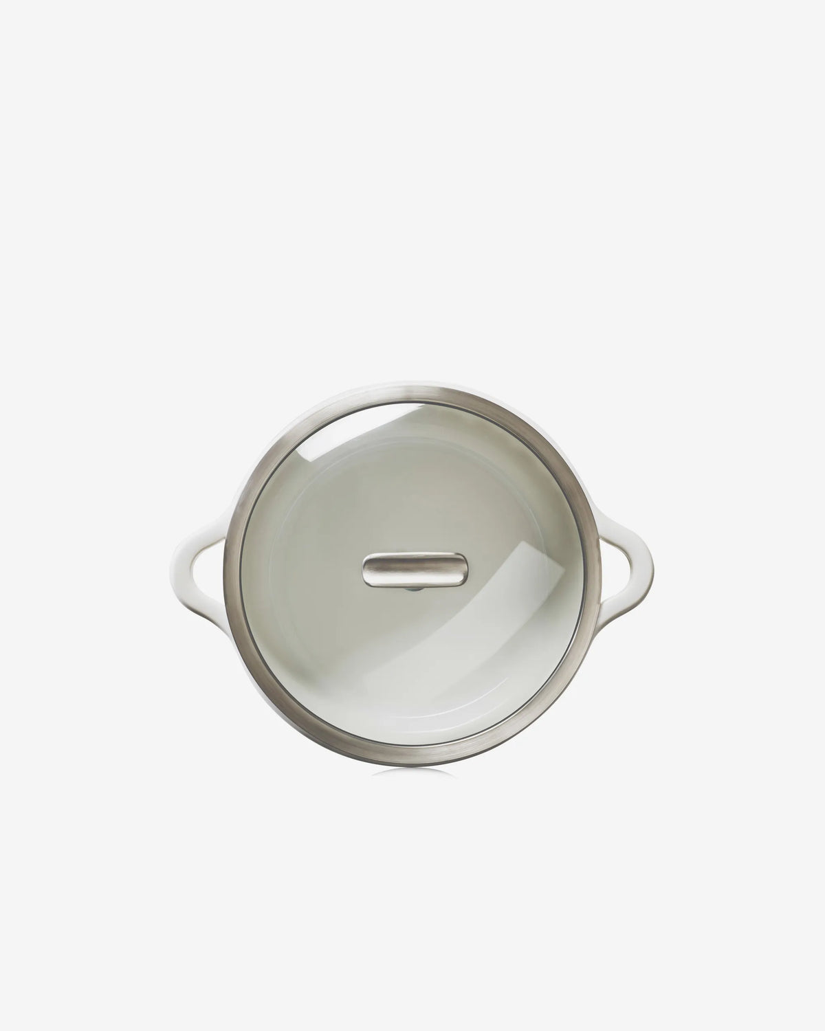 Revol BOMBANCE ROUND COCOTTE 26CM INDUCTION WITH GLASS LID Alabaster white Glass Induction SKU: '660151