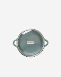 Revol BOMBANCE ROUND COCOTTE 26CM INDUCTION WITH GLASS LID Cloud Grey Glass Induction SKU: '660152