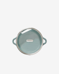 Revol BOMBANCE ROUND COCOTTE 29CM INDUCTION WITH GLASS LID Cloud Grey Glass Induction SKU: '660154