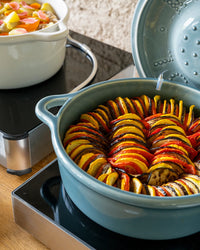 Revol BOMBANCE ROUND COCOTTE 31CM INDUCTION WITHOUT LID Cloud Grey Induction SKU: '660268