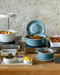 Revol BOMBANCE ROUND COCOTTE 31CM INDUCTION WITHOUT LID Cloud Grey Induction SKU: '660268