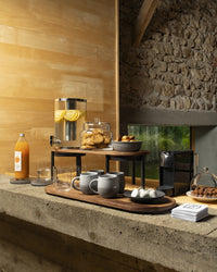 Revol EN SCENE JUICE DISPENSER WITH RISER AND DIP TRAY Glass Metal SKU: '660412