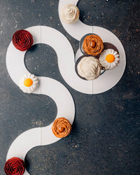 Revol MEALPLAK TABLE RUNNER 1/2 CIRCLE Nacryl White SKU: '660473