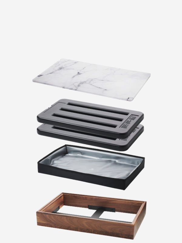 Revol EN SCENE TRAY GN 2/3 Nacryl black marble SKU: '660487