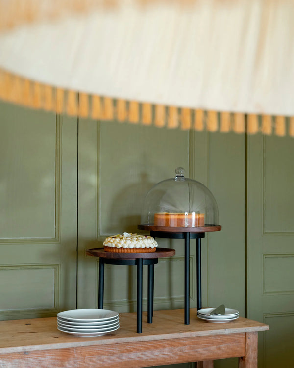 Revol EN SCENE ROUND TRAY WITH EDGE 33CM Walnut SKU: '660496