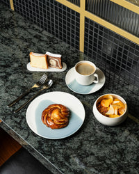 Revol CONFLUENCE ESPRESSO CUP AND SAUCER 8CL Linen Alabaster white SKU: '660882