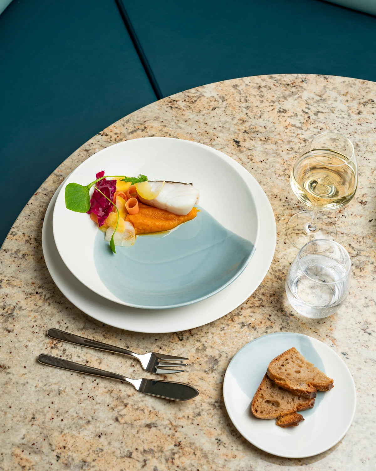 Revol CONFLUENCE DINNER PLATE 31CM Fjord Alabaster white SKU: '660927