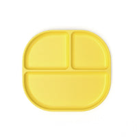 Divided Plate with rim - Lemon