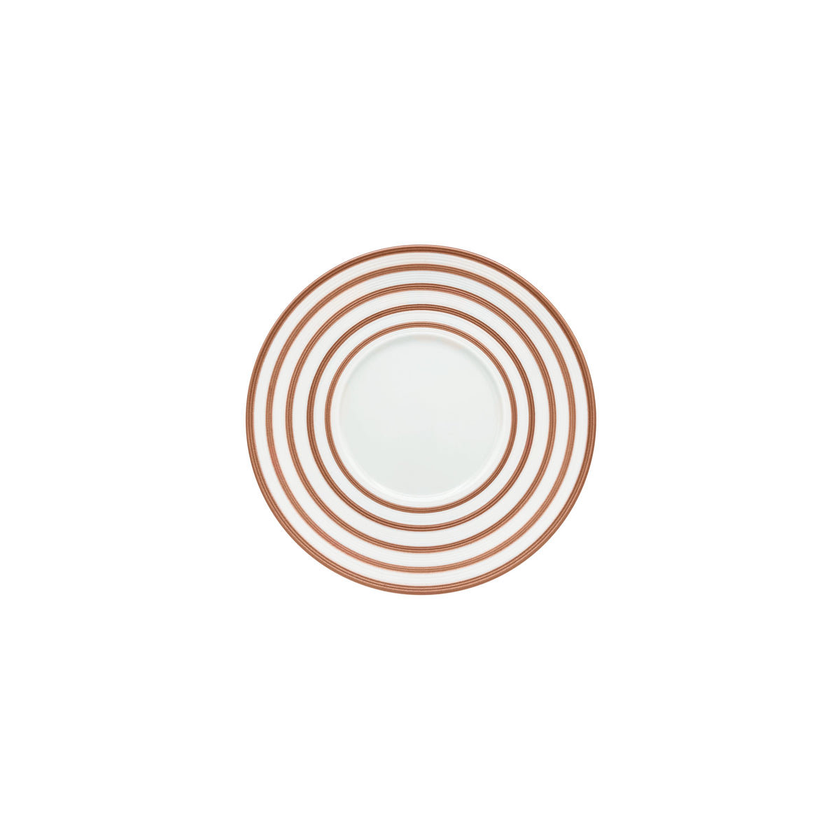 Jl Coquet HEMISPHERE Striped Metallic Pink - Bread Plate - 6.1 in SKU: HEM1008BS0149