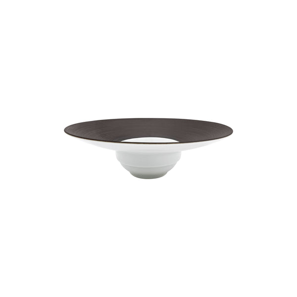 Jl Coquet HEMISPHERE Sepia - Small rimmed soup plate - 7.5 in SKU: HEM1026BS0051