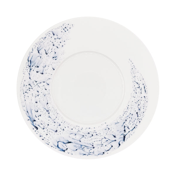 JL Coquet  BLUE IMPRESSION - Assiette 29 cm - 15, 2011 5.91 Inch SKU: DMO1004BIMPBLNC000