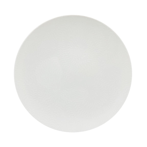 Jl Coquet ARJUNA White on White - 29 cm Plate - 11.4 in SKU: AGO1002BB0103