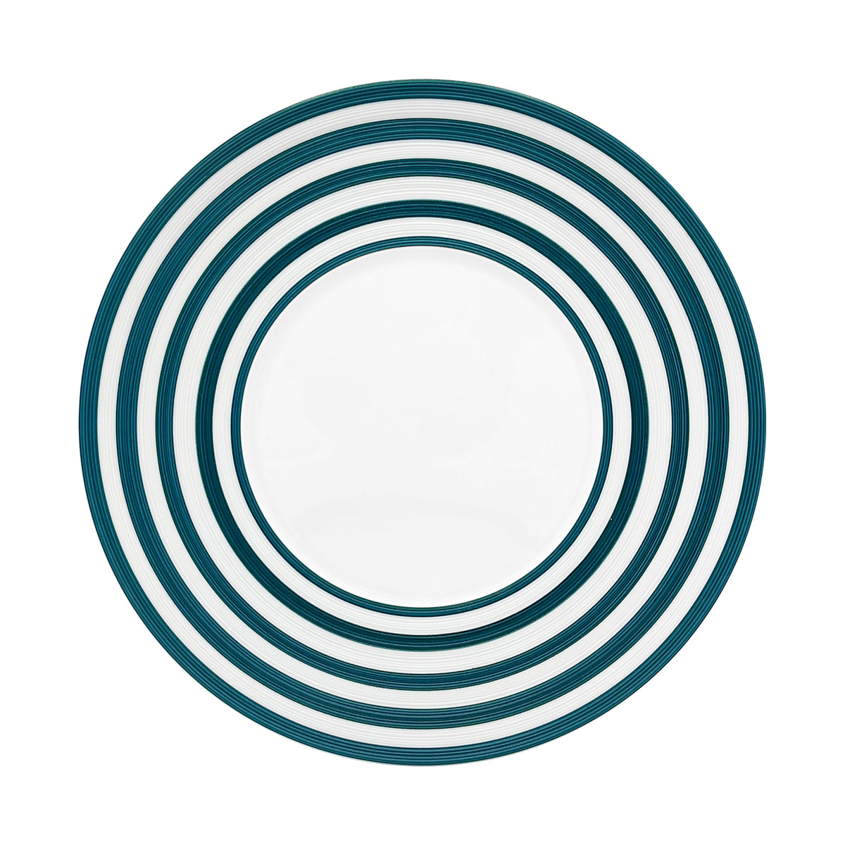 Jl Coquet HEMISPHERE Striped Persian Blue - Plate 29 cm - 11.6 in SKU: HEM1002BS0280