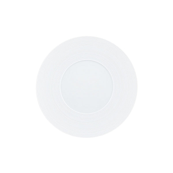 Jl Coquet HEMISPHERE Satin White - Dessert Plate - 8.3 in SKU: HEM1028BS0000