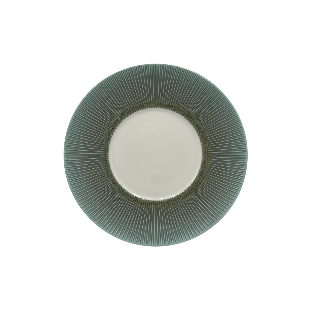 JL Coquet  TODRA Vert -  Assiette ? dessert, Bol?ro 5.12 Inch SKU: BOL1028TVERCREM000