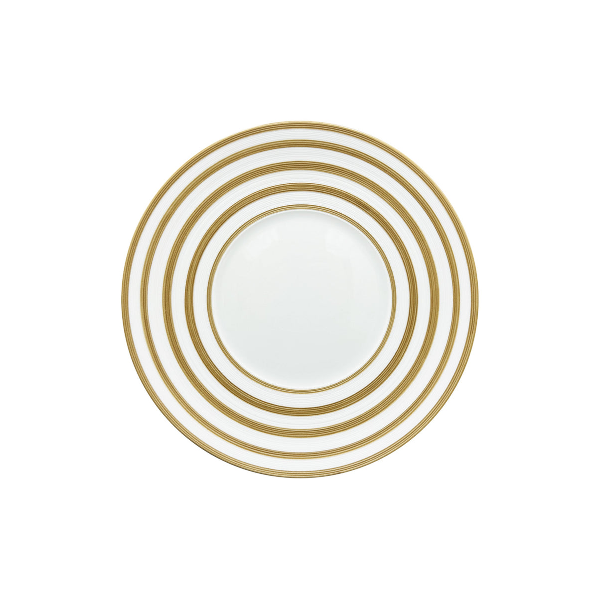 Jl Coquet HEMISPHERE Striped Copper - Dessert Plate - 8.3 in SKU: HEM1028BS0044