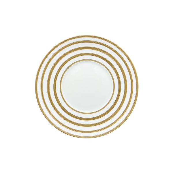 Jl Coquet HEMISPHERE Striped Copper - Dessert Plate - 8.3 in SKU: HEM1028BS0044