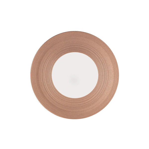Jl Coquet HEMISPHERE Metallic Rose - Dessert Plate - 8.3 in SKU: HEM1028BS0048