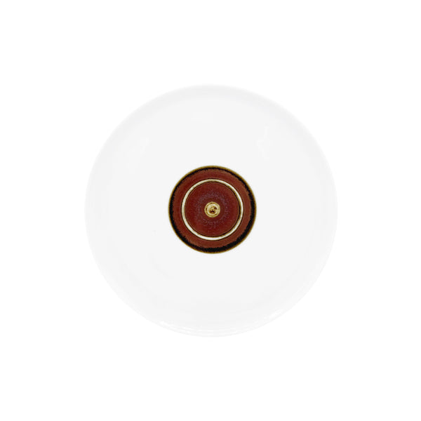 Jaune de Chrome TELURE White - Dessert plate, Slim  - 8.3 in SKU: SLI1028TEBLBLNC000