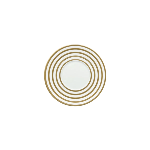 Jl Coquet HEMISPHERE Striped Copper - Bread Plate - 6.1 in SKU: HEM1008BS0044