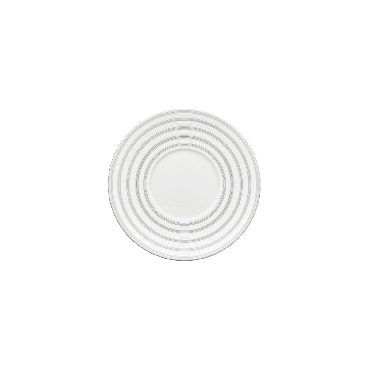 Jl Coquet HEMISPHERE Striped Grey - Bread Plate - 6.1 in SKU: HEM1008BS0079
