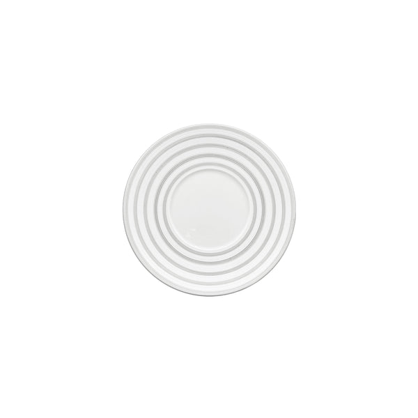 Jl Coquet HEMISPHERE Striped Grey - Bread Plate - 6.1 in SKU: HEM1008BS0079