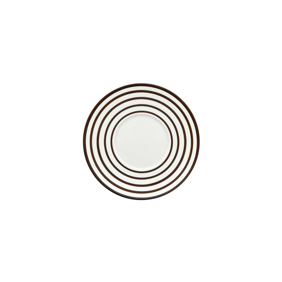 Jl Coquet HEMISPHERE Striped Sepia - Bread Plate - 6.1 in SKU: HEM1008BS0081