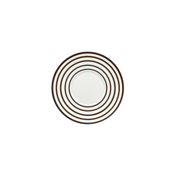 Jl Coquet HEMISPHERE Striped Sepia - Bread Plate - 6.1 in SKU: HEM1008BS0081