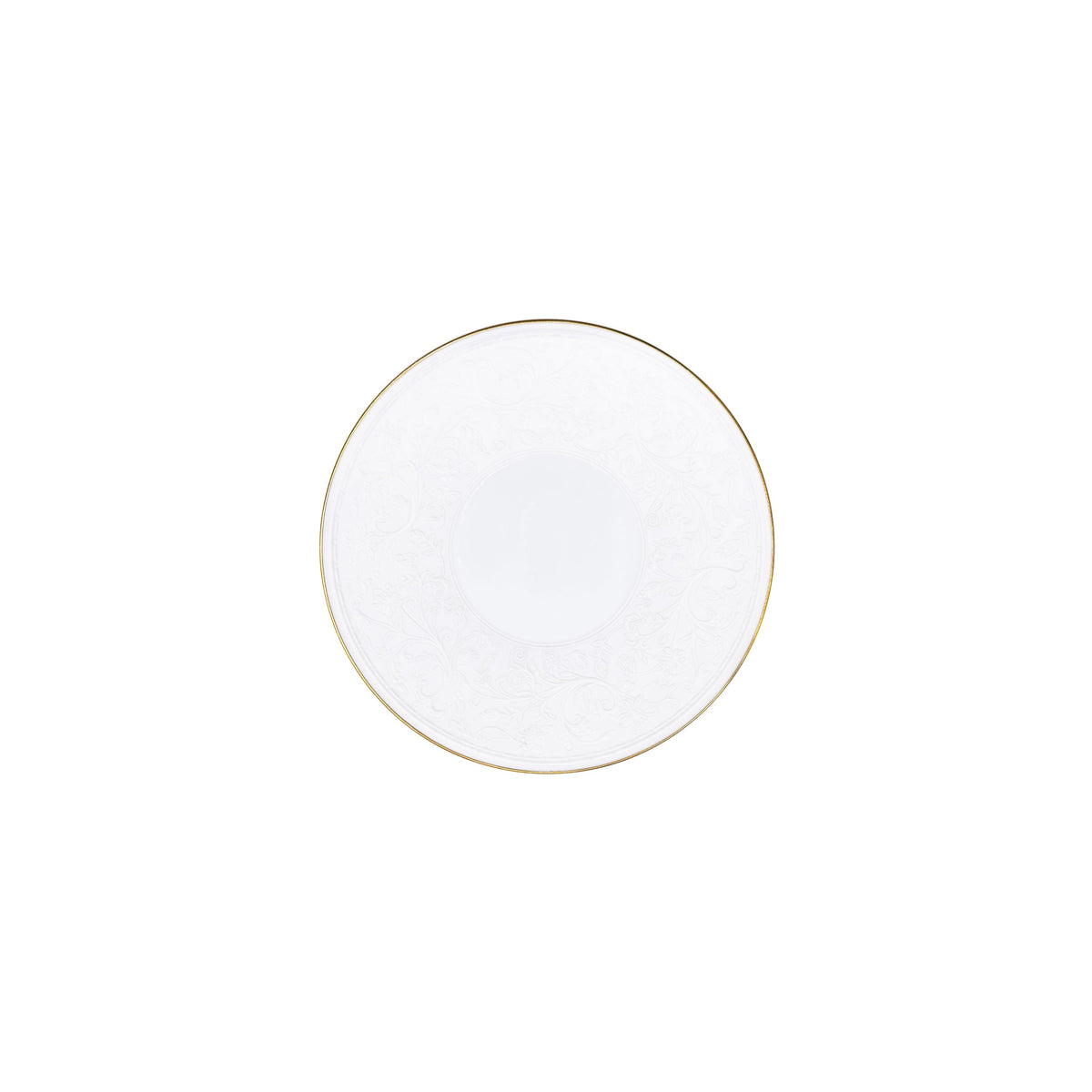 Jl Coquet SWAN White Fillet Gold - Bread Plate - 6.5 in SKU: SWA1008BSA078