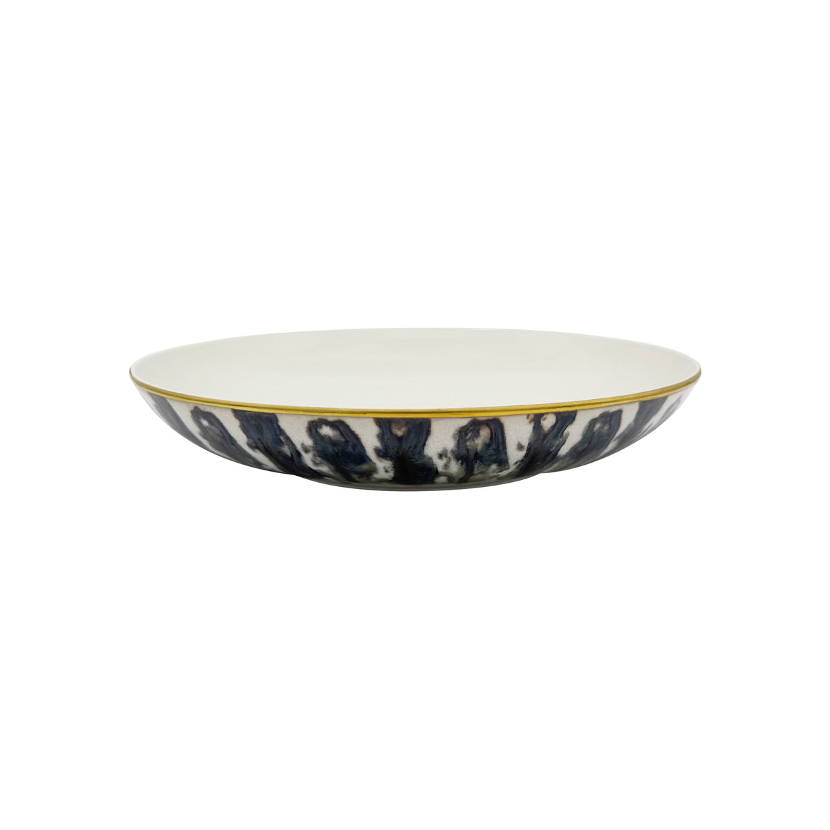 Jaune de Chrome ECAILLE CREME Gold Fillet - MM Pasta Plate  - 9.4 in SKU: HOR1009ECRECREMA00