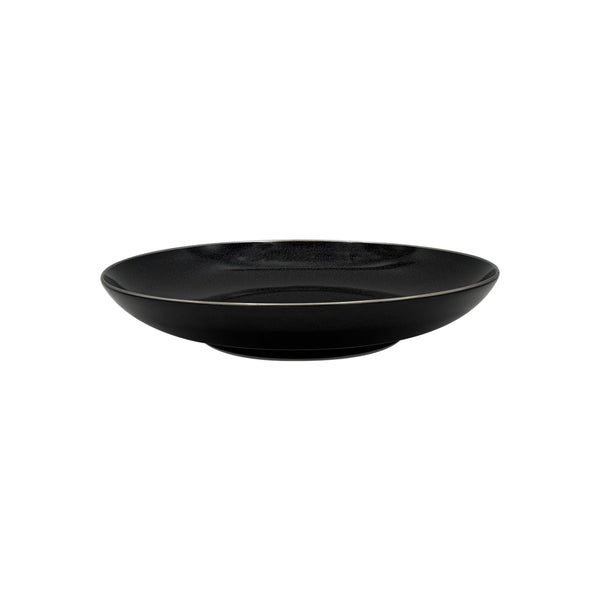Jaune de Chrome BLACK GLITTER Platinum Fillet - MM Pasta Plate  - 9.4 in SKU: HOR1009NPAINPAIP00