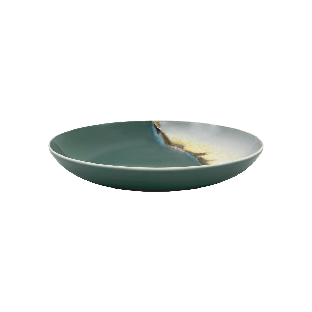 Jaune de Chrome Iriomote Landscape - Pasta Plate  - 9.4 in SKU: HOR1009UIRIIRIO000