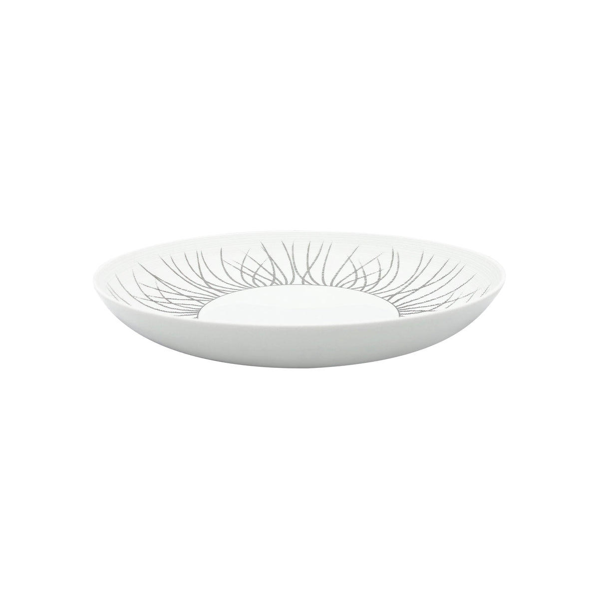 Jl Coquet HEMISPHERE Platinum Tundra - Pasta Plate - 9.4 in SKU: HEM1009BSP033