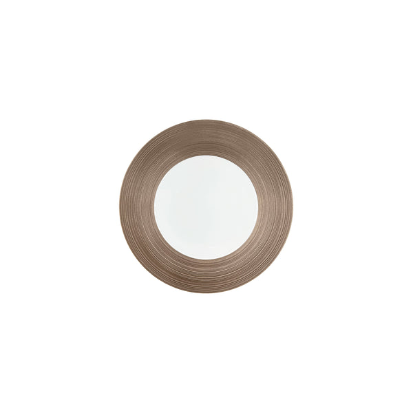 Jl Coquet HEMISPHERE Metallic Grey - Asian Plate 15 - 5.9 in SKU: HEM1013BS0030