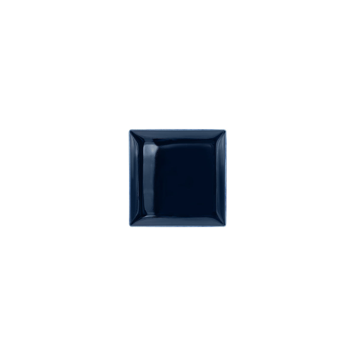 Jaune de Chrome BLUE - Square plate 12 cm  - 4.7 in SKU: ACC1017BLUEBLUE000